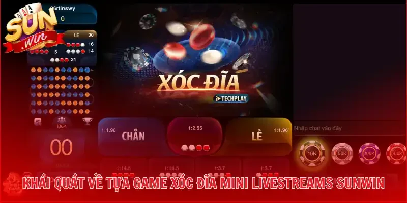 Khái quát về tựa game Xóc Đĩa Mini Livestreams Sunwin